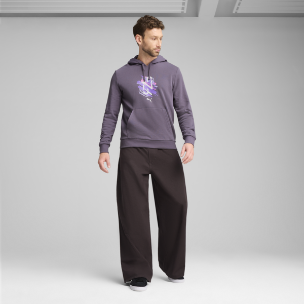 Buzo con capucha PUMA x NEYMAR Creativity para hombre, Purple Charcoal, large-ARG