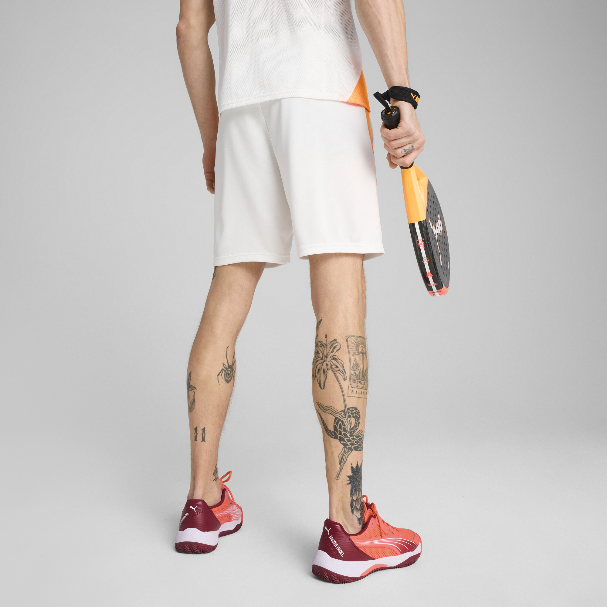 PUMA INDIVIDUAL padeltrainingsshort voor Heren, Blauw/Wit, Maat XS thumbnail 5