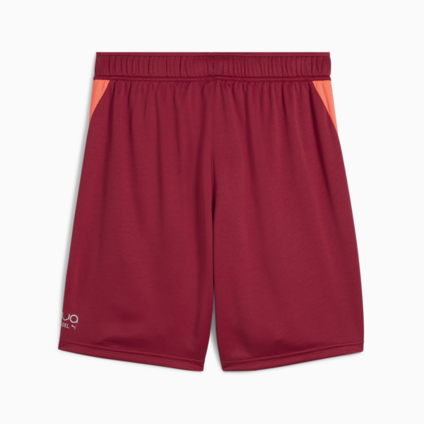 INDIVIDUAL Padel Training Shorts Men, Dark Crimson-PUMA White-Glowing Red, large-ZAF