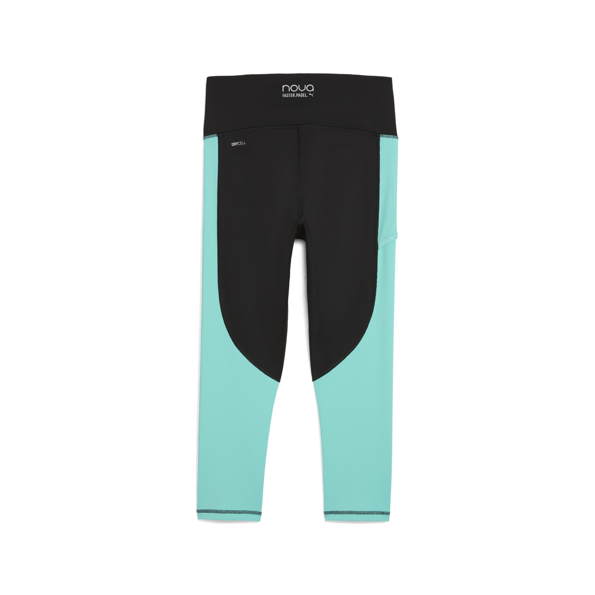 INDIVIDUAL 3/4-padellegging voor Dames, Zwart/Wit, Maat XL | PUMA