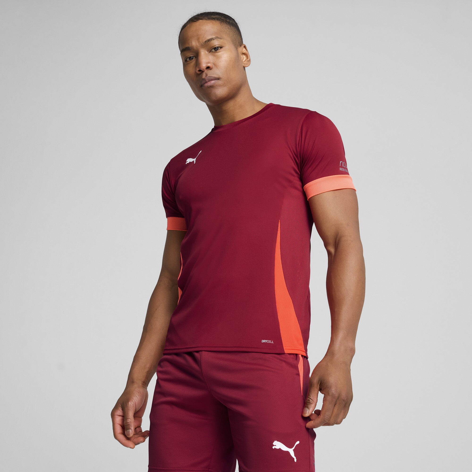 Puma INDIVIDUAL Padeltrikot Herren | Mit Plain | Glowing Red | Größe: XXL