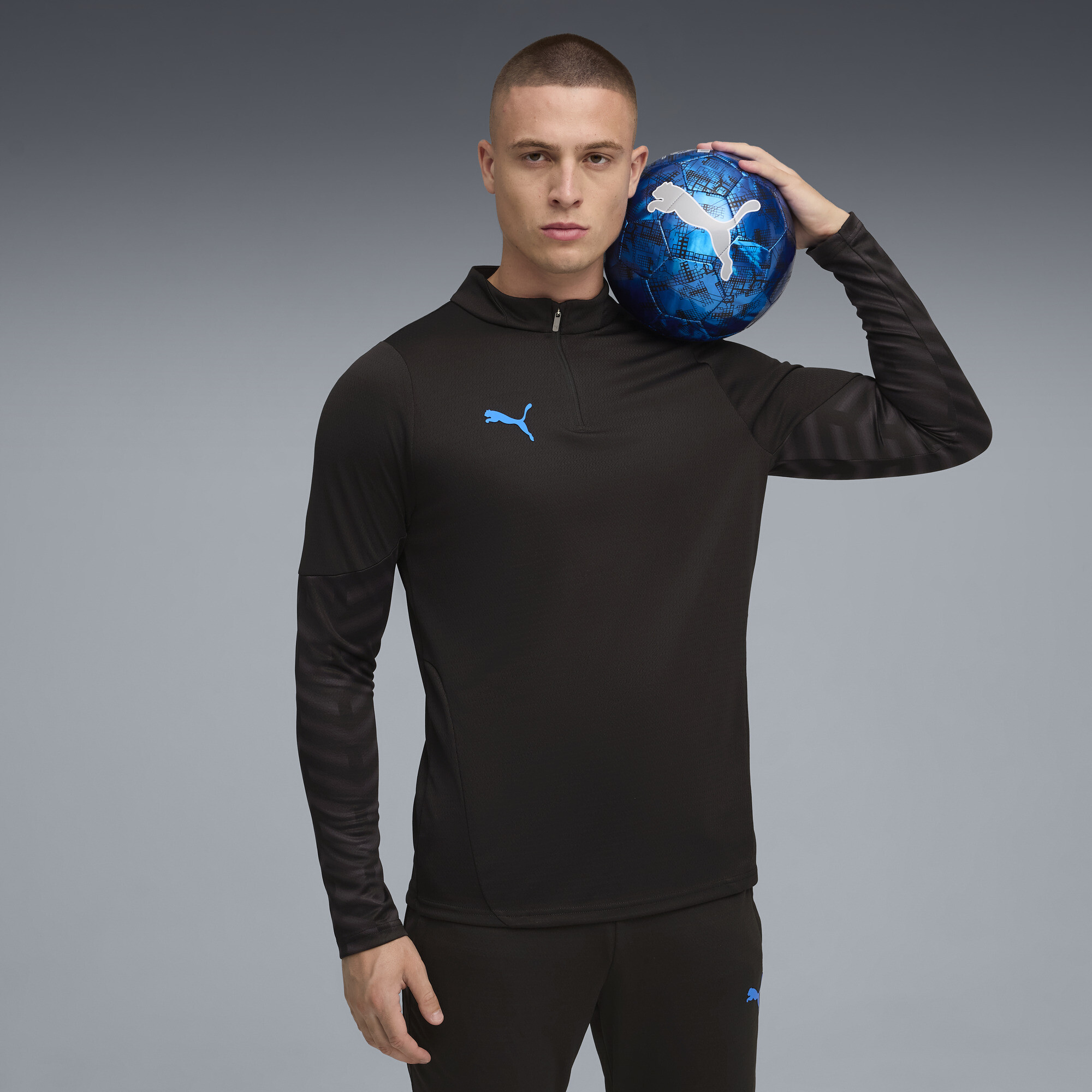 Олимпийка individualCUP Football Quarter-Zip Top Men | Цвет