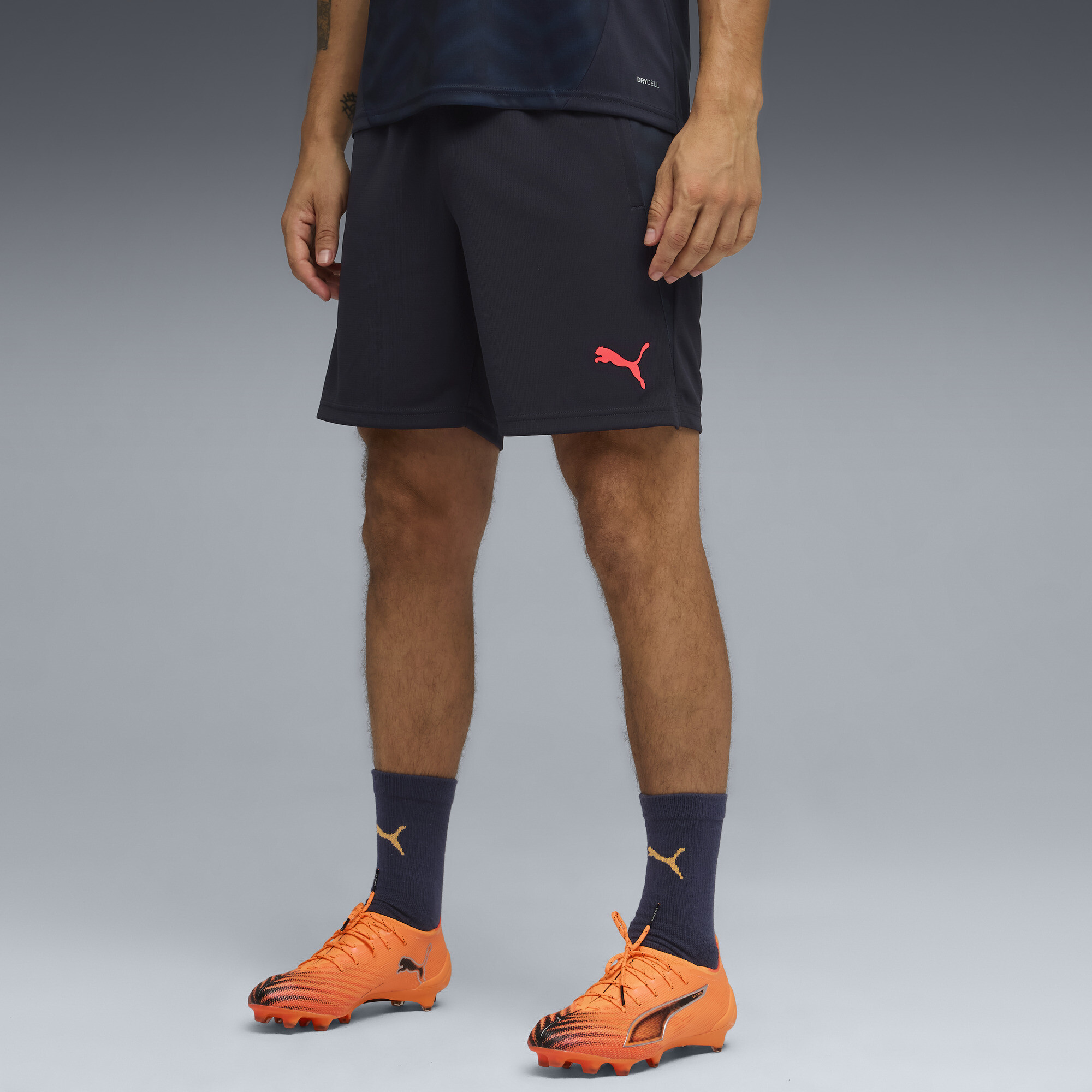 PUMA individualCUP voetbaltrainingsshort voor Heren, Blauw/Rood, Maat XS thumbnail 6