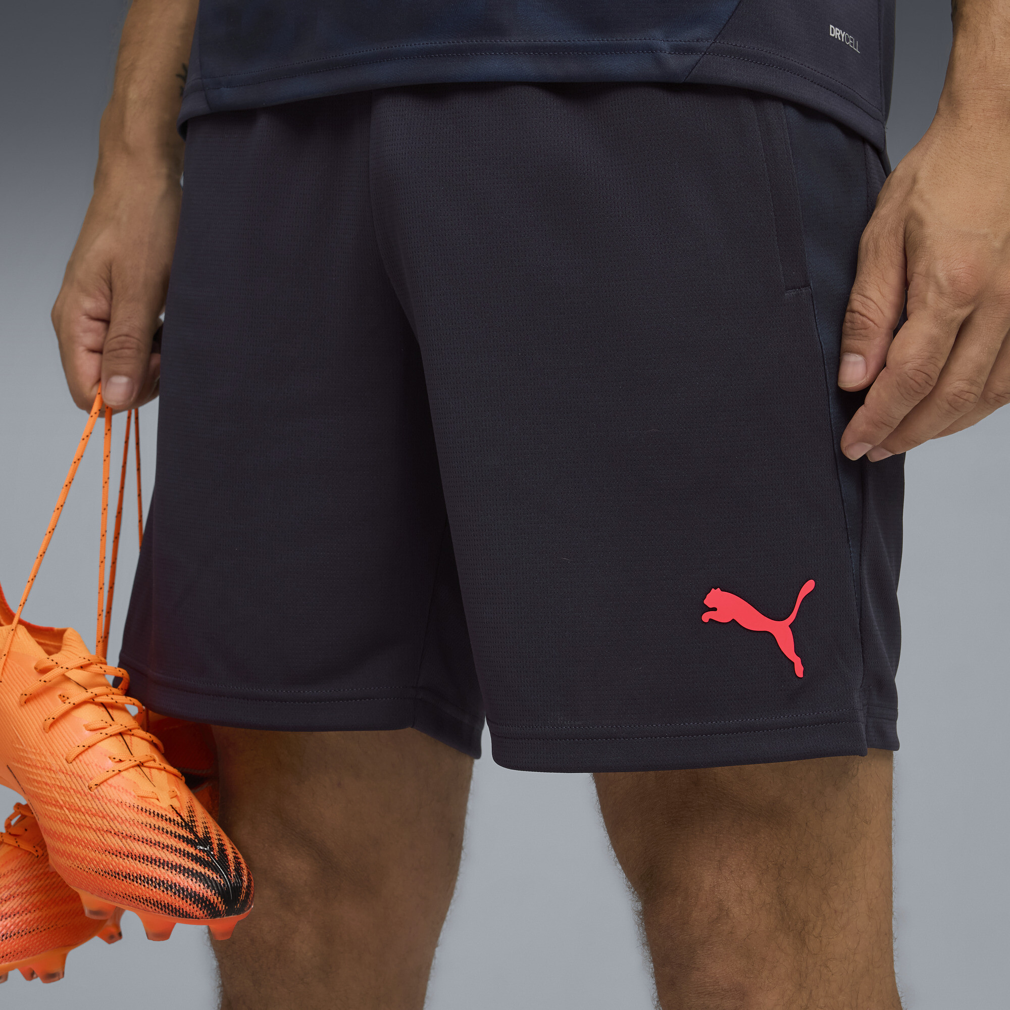 PUMA individualCUP voetbaltrainingsshort voor Heren, Blauw/Rood, Maat XS thumbnail 5