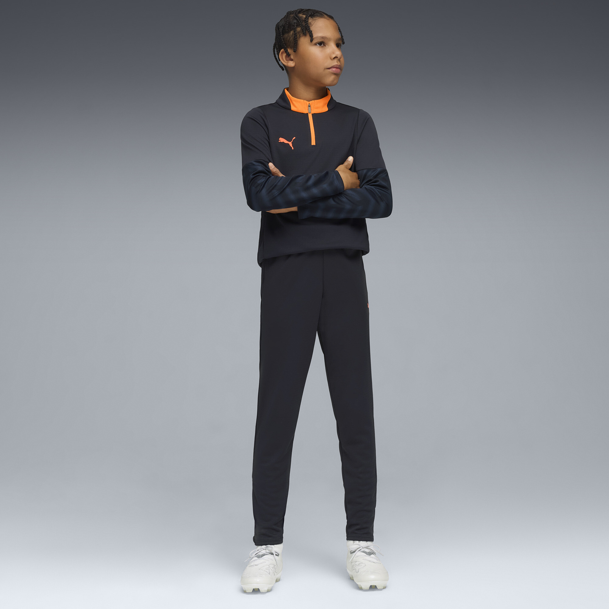 PUMA individualCUP voetbaltrainingsbroek, Blauw/Rood, Maat 9-10Y thumbnail 5