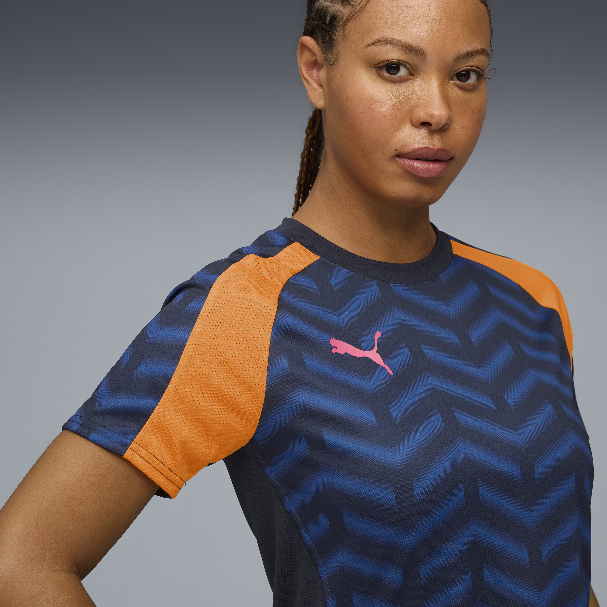 PUMA individualBLAZE voetbalshirt voor Dames, Blauw, Maat S thumbnail 5