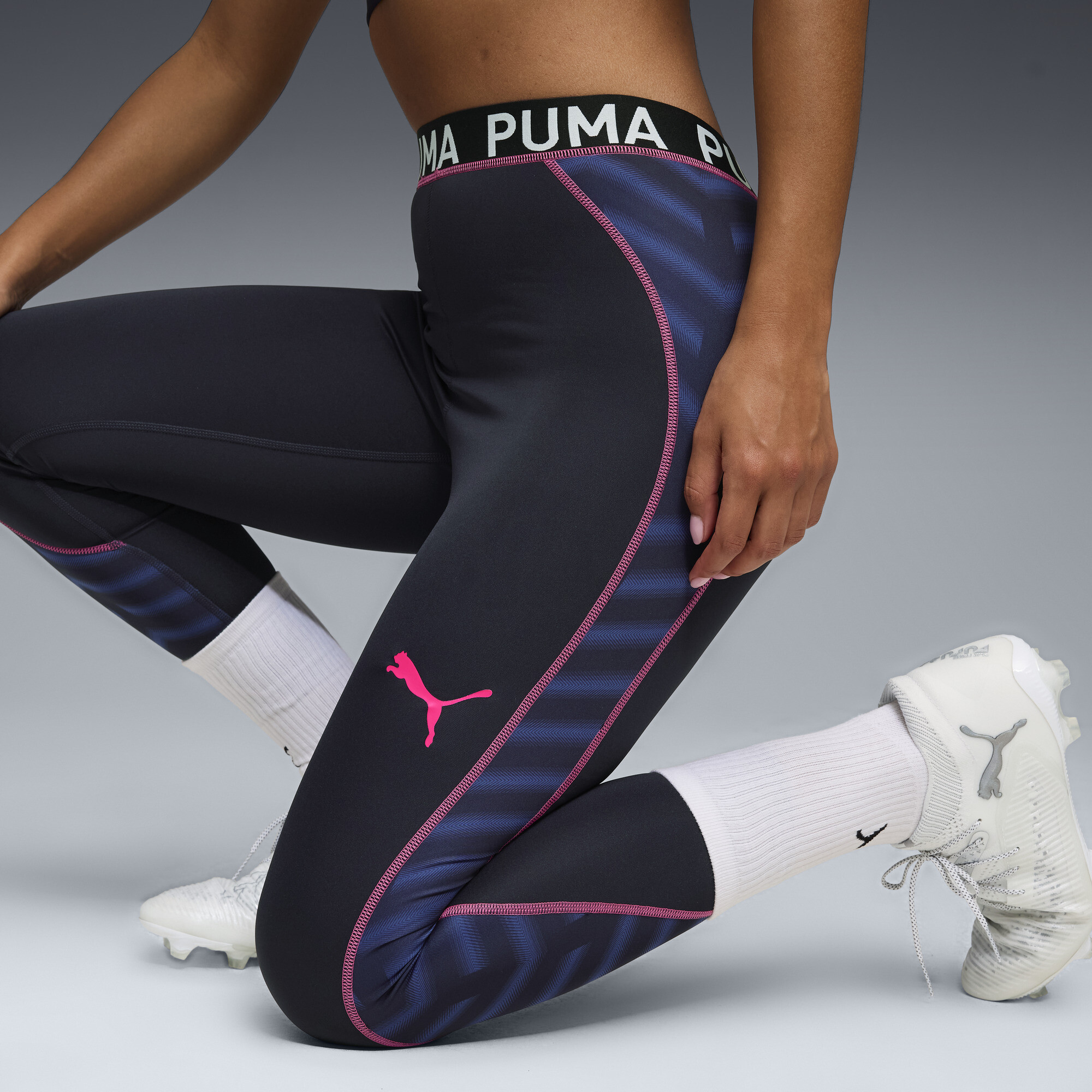 PUMA individualBLAZE sterke voetballegging voor Dames, Blauw, Maat XXL thumbnail 2