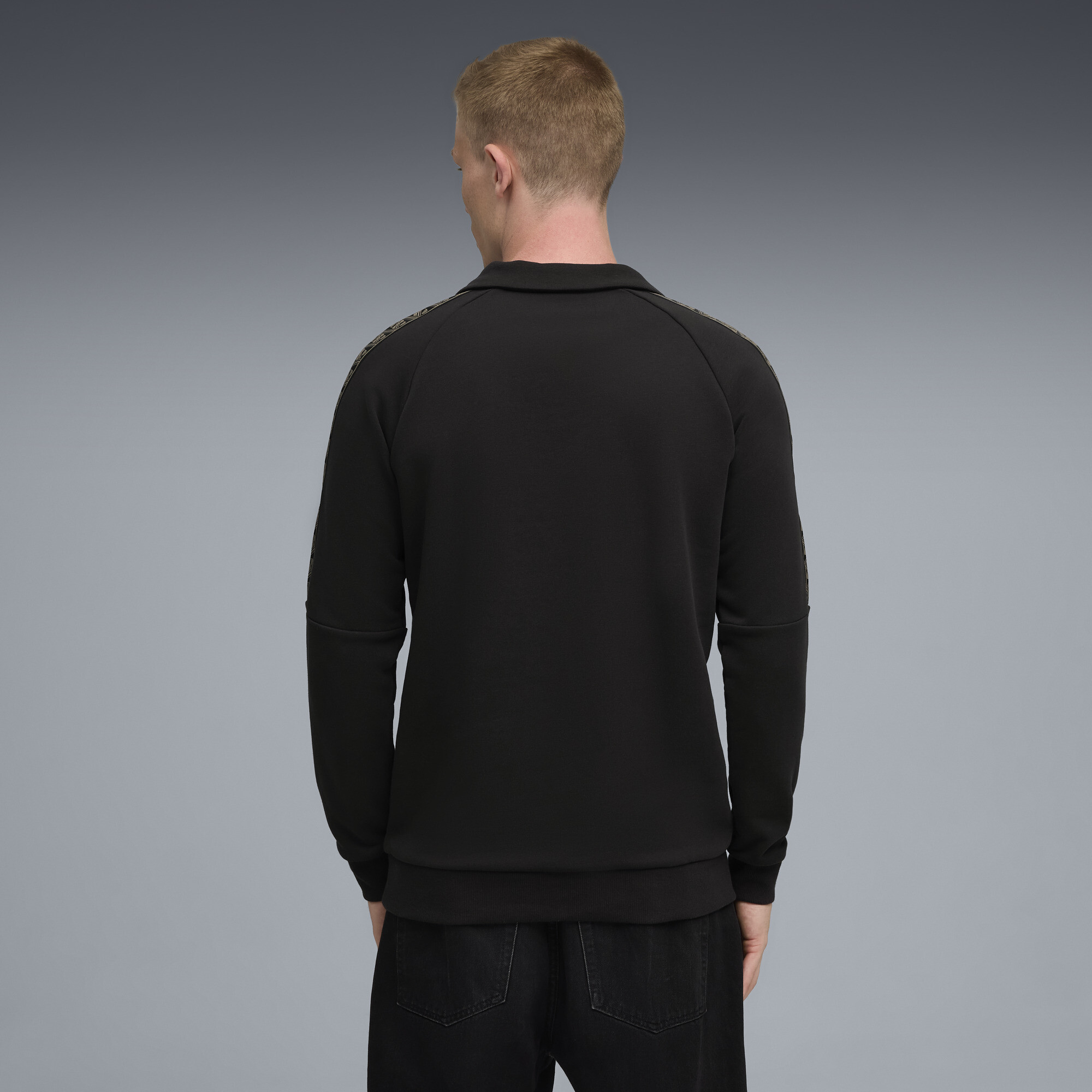 PUMA KING Drill voetbaltop voor Heren, Zwart/Goud, Maat L thumbnail 5