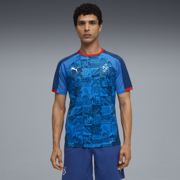 Neymar Jr Playmaker Football Jersey Men, Blazing Blue-PUMA White-Ultra Blue, large-ZAF