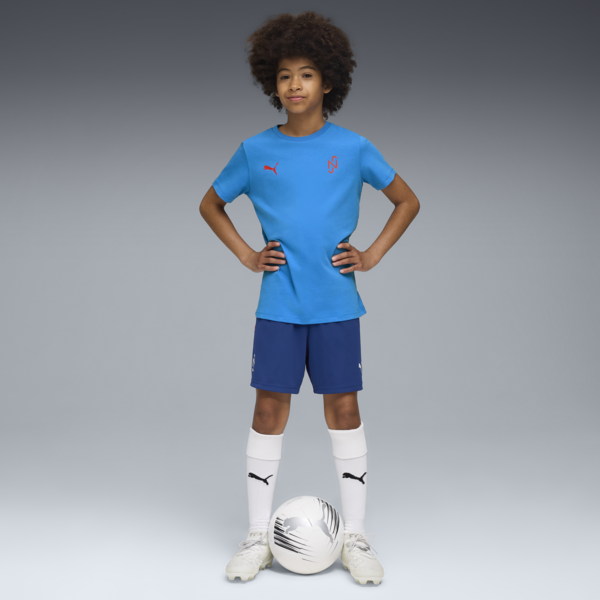 Neymar Jr Playmaker Training Football Shorts Youth, Blazing Blue-PUMA White-Ultra Blue, large-ZAF