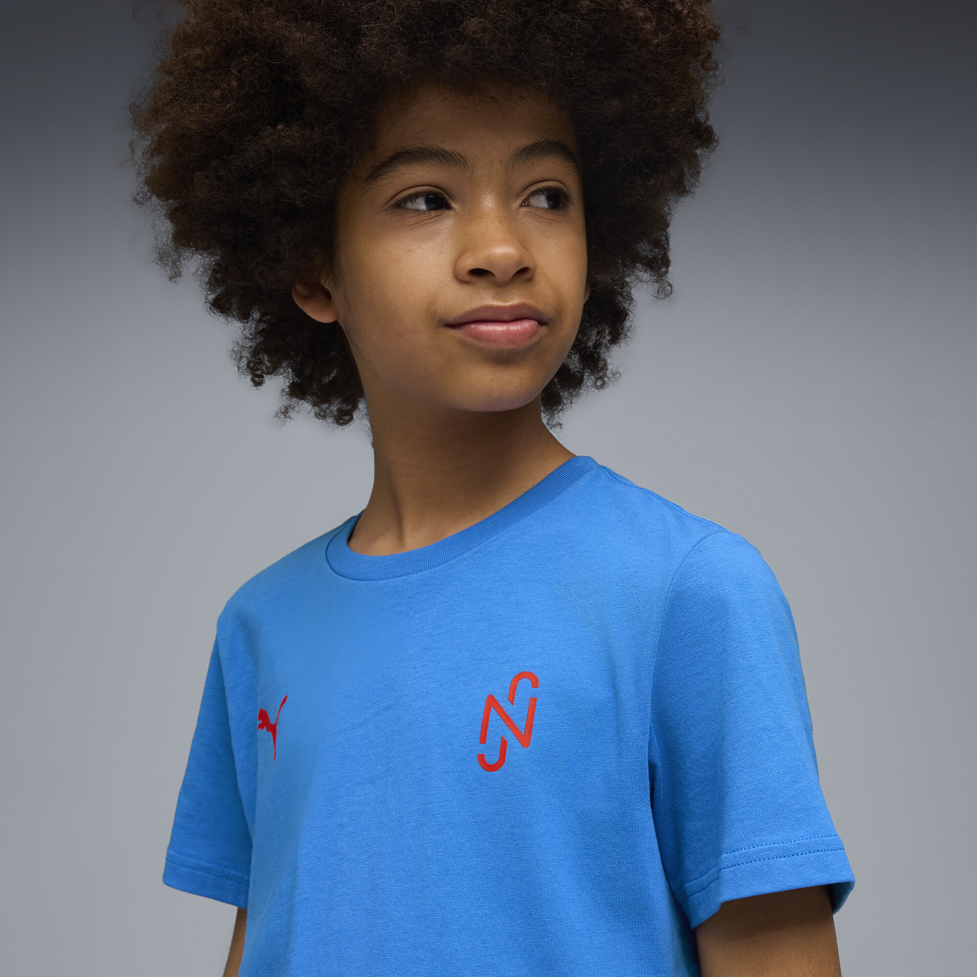 PUMA Neymar Jr Playmaker voetbalshirt, Blauw/Rood, Maat 15-16Y thumbnail 6