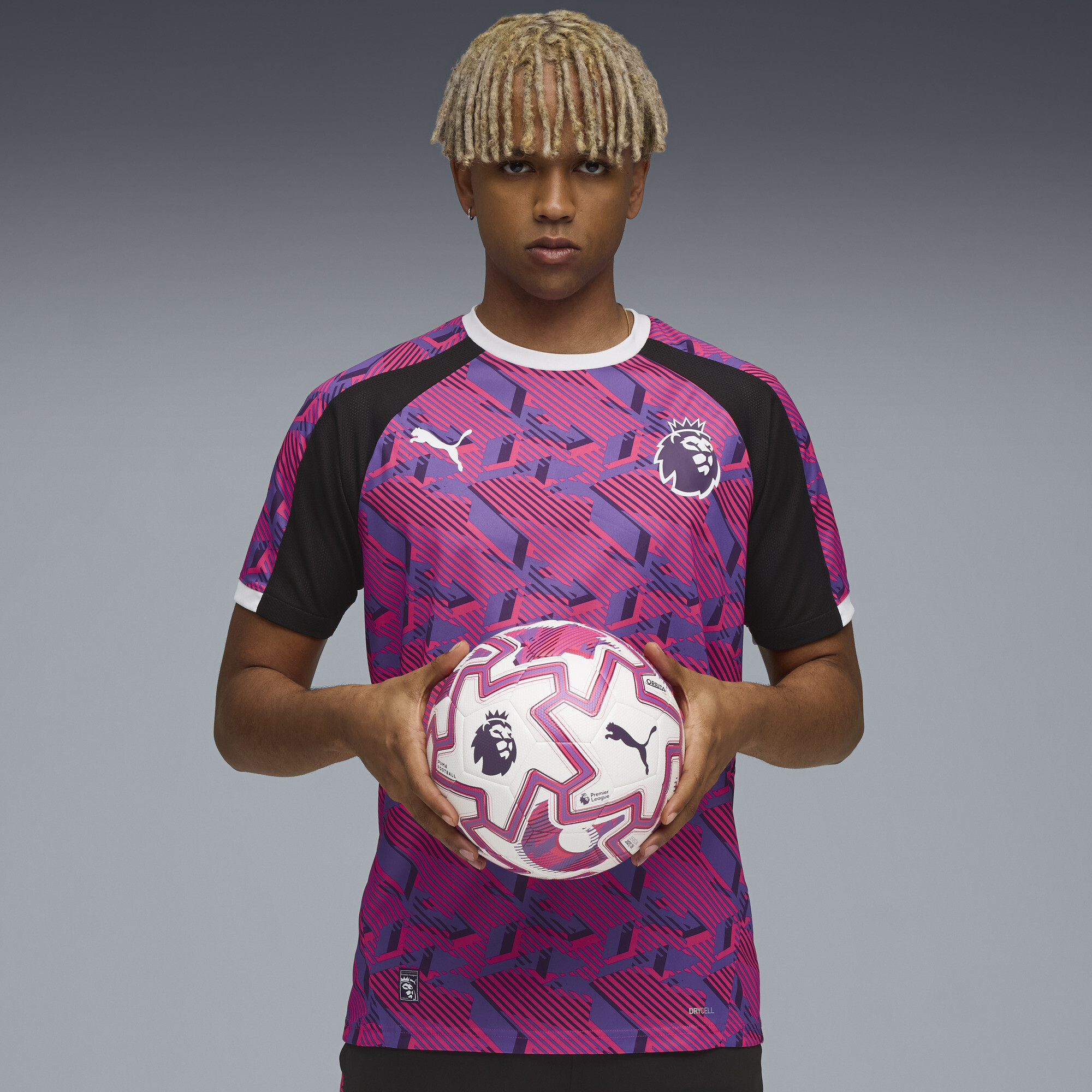 PUMA Premier League Brilliance shirt voor Heren, Zwart/Wit, Maat 3XL thumbnail 4