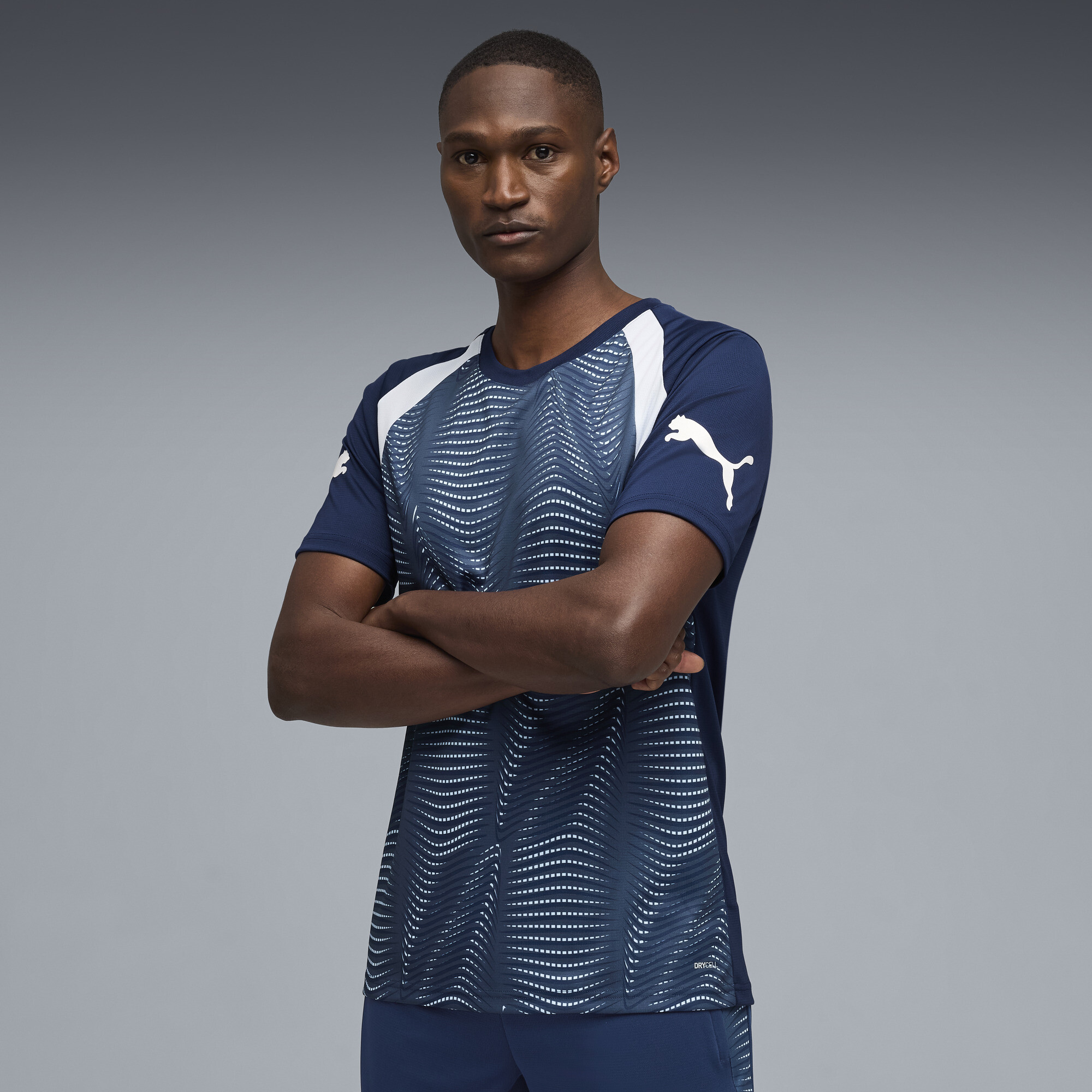 PUMA individualFINAL Men's Soccer Jersey in Blue, Size XL