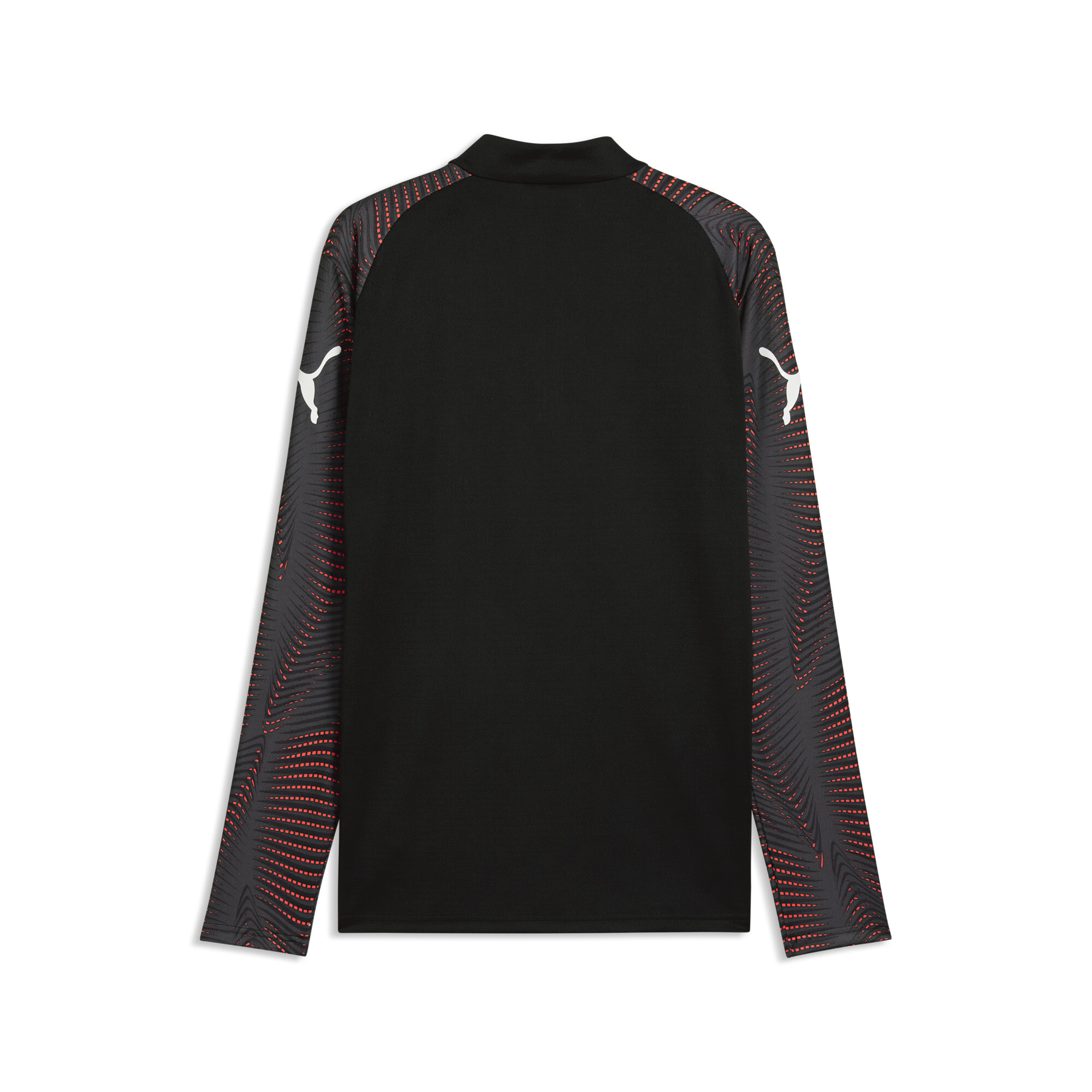 PUMA individualFINAL voetbaltop met kwartrits voor Heren, Zwart/Rood, Maat 3XL thumbnail 2