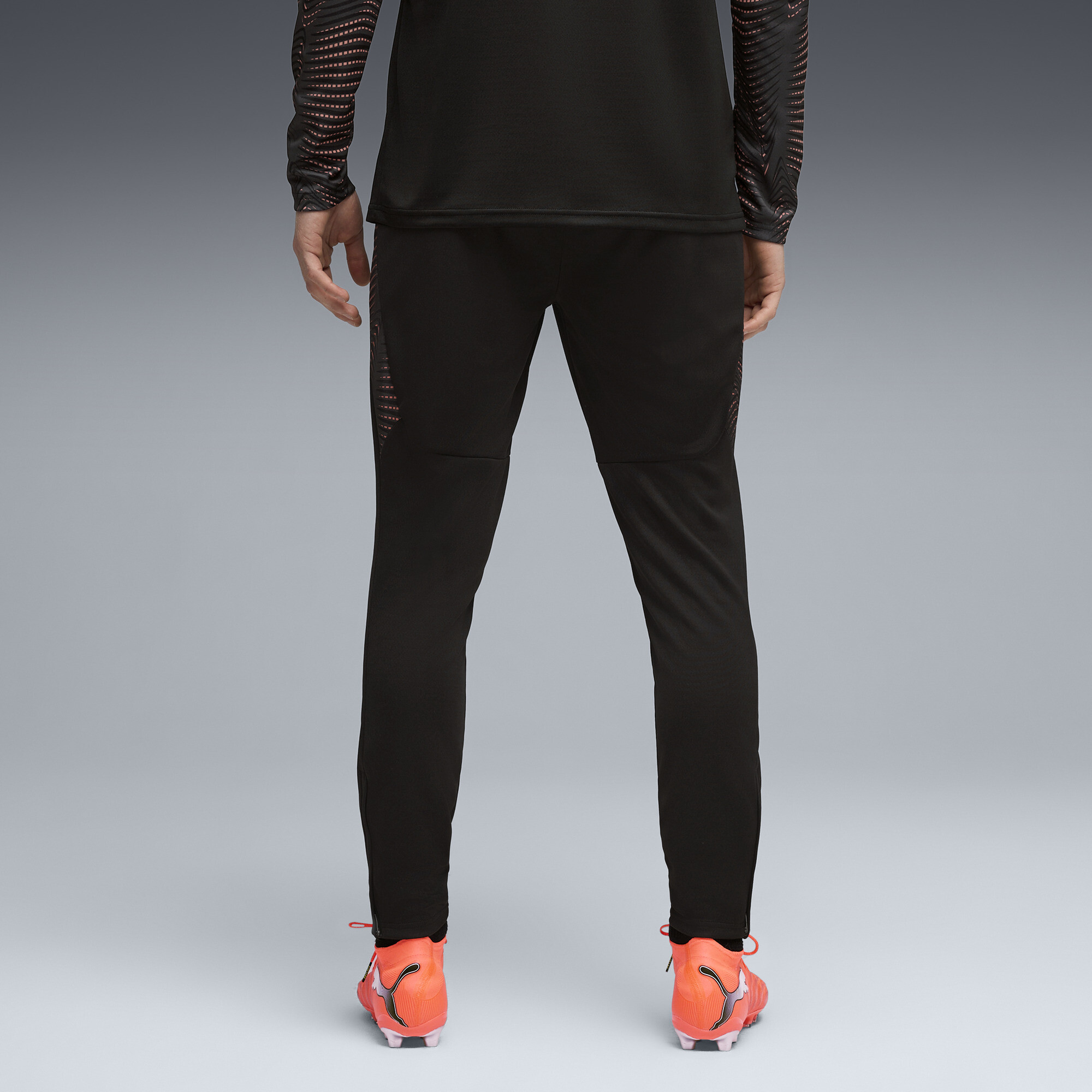 PUMA individualFINAL voetbalbroek voor Heren, Zwart/Rood, Maat S thumbnail 6