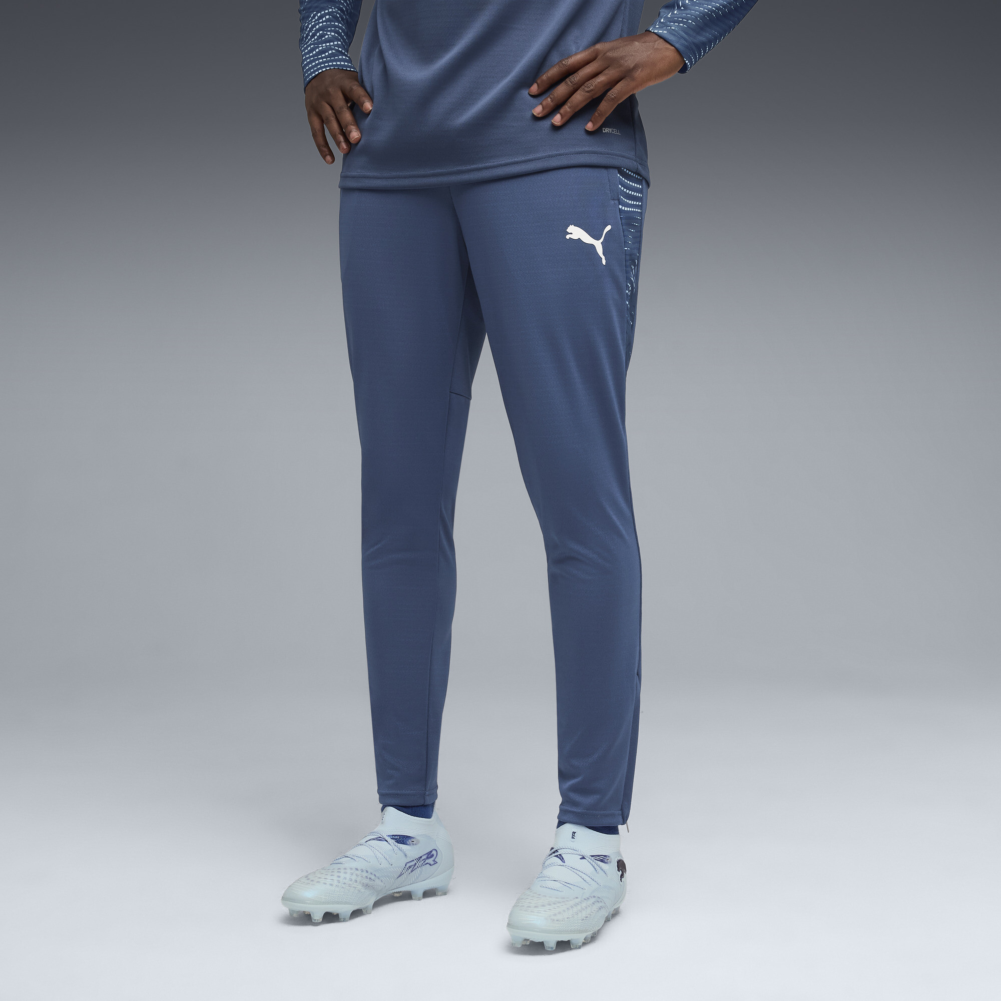 PUMA individualFINAL Men's Soccer Pants in Blue, Size L