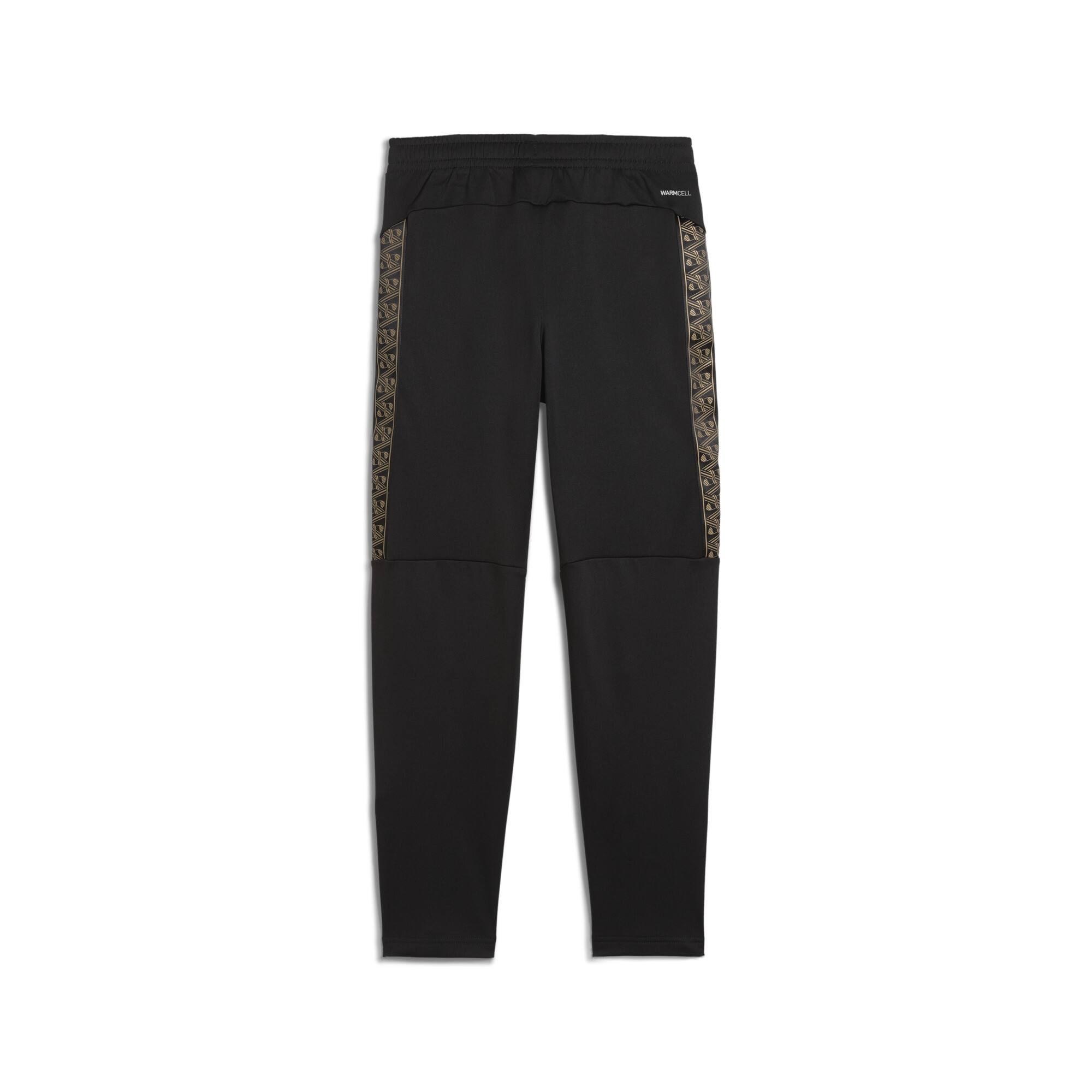 PUMA KING Football trainingsbroek, Zwart/Goud, Maat 5-6Y thumbnail 2