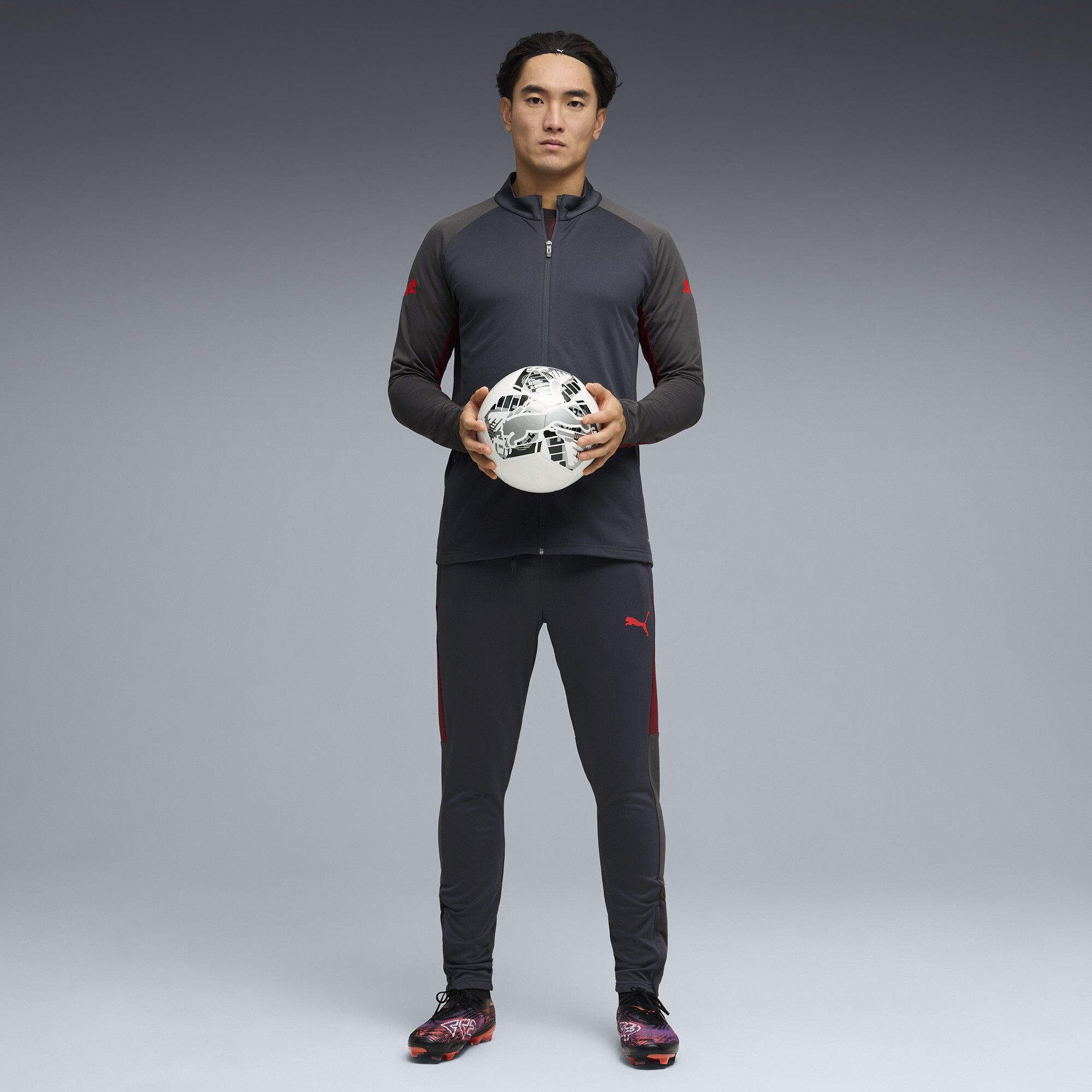 Спортивный костюм IndividualLIGA Slim Tracksuit Men | Цвет: Серый