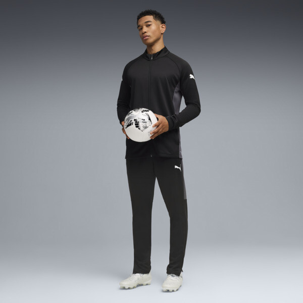 PUMA Conjunto con Pantalónes IndividualLIGA para Hombre En Negro/Blanco/Shadow Gris