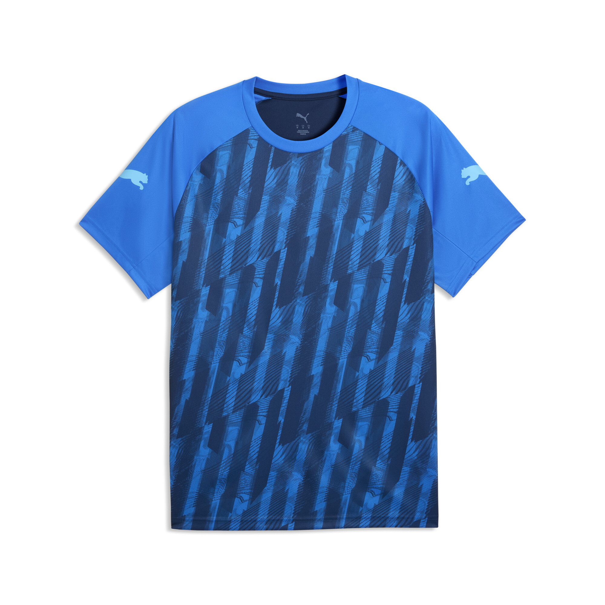 PUMA individualLIGA Graphic Football Jersey Men, Sport, Persian Blue/Luminous Blue/Ultra Blue, XXL