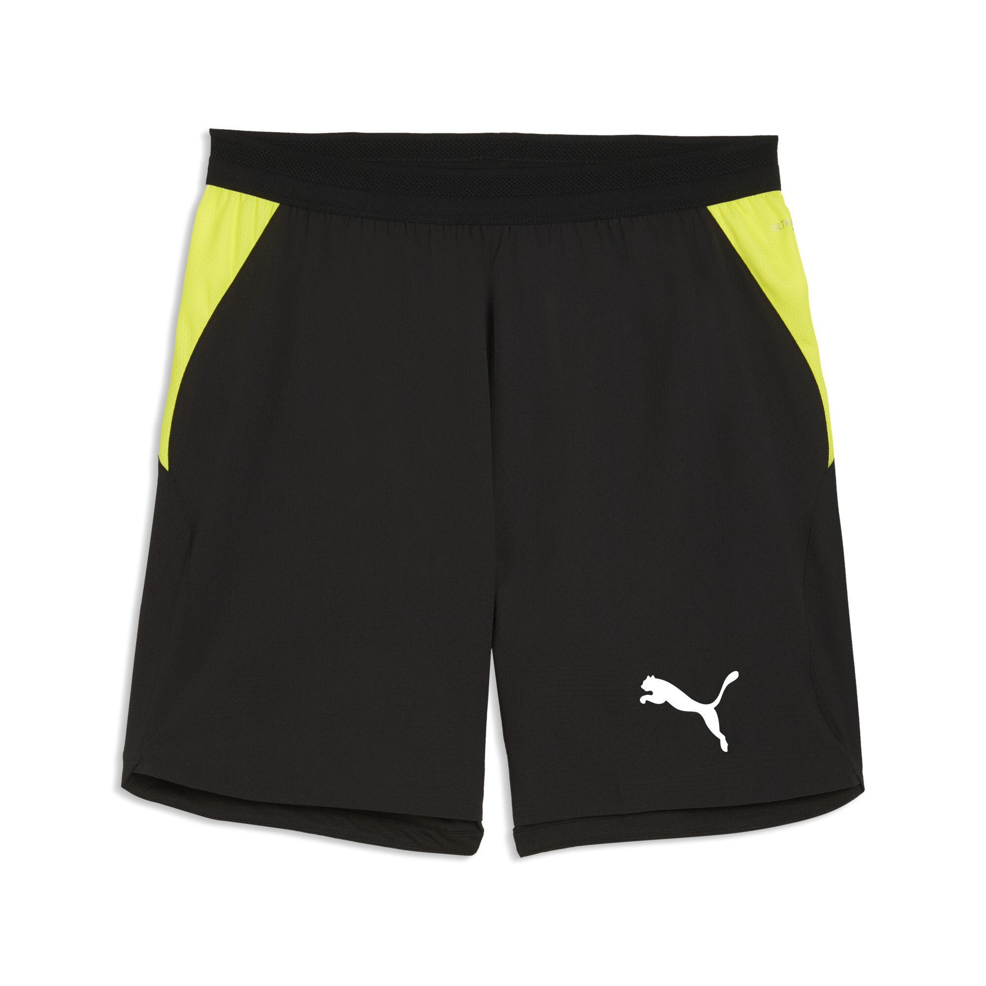 PUMA Individual Lightspeed Ultimate geweven voetbalshort voor Heren, Zwart/Wit, Maat XXL