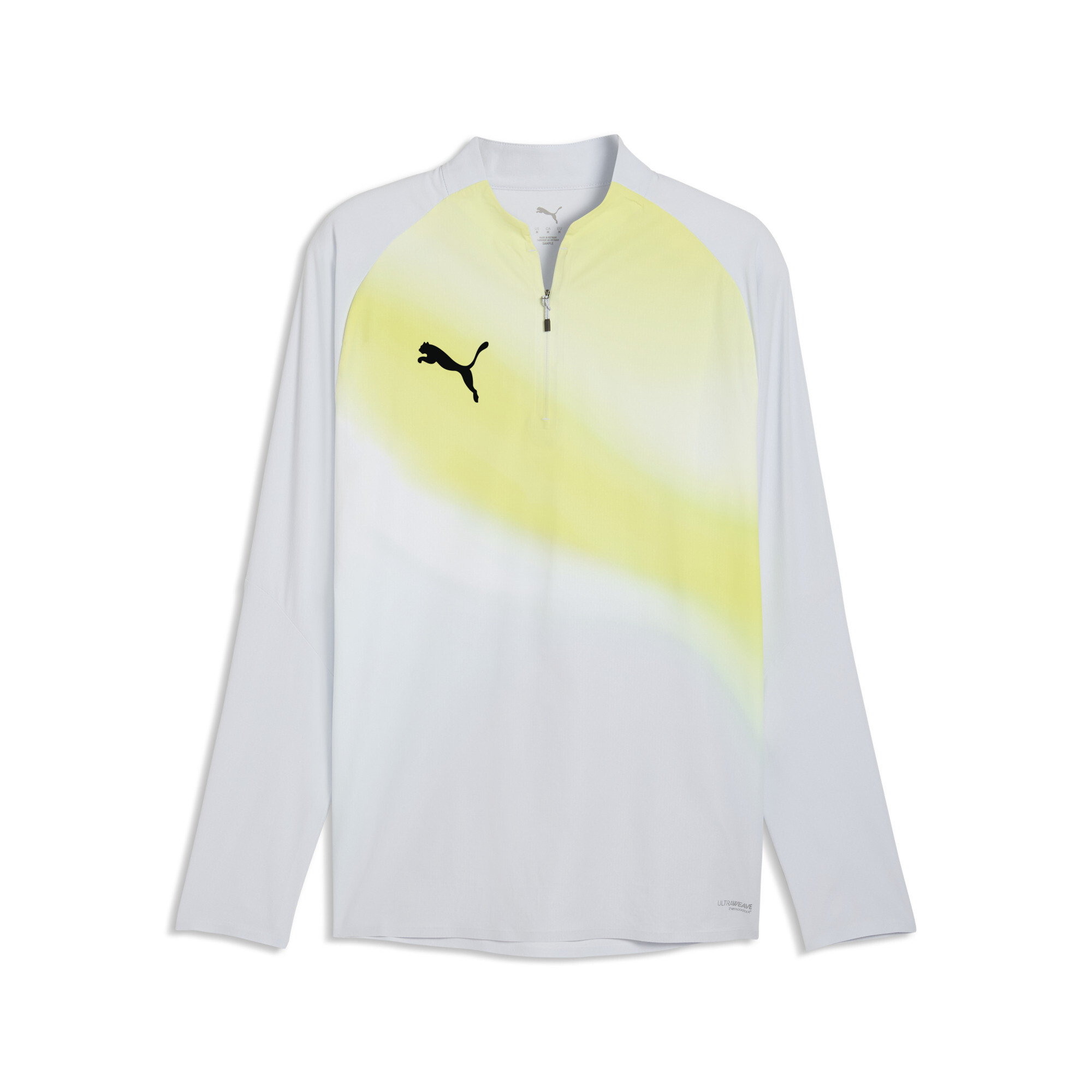 PUMA Individual Lightspeed Ultimate voetbaltop met kwartrits voor Heren, Zwart/Zilver, Maat XS thumbnail 3