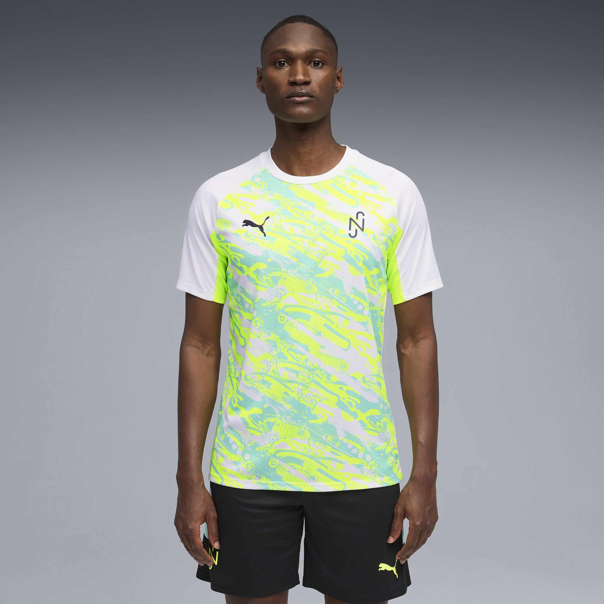 PUMA Neymar Jr Creativity shirt voor Heren, Geel/Wit, Maat 3XL thumbnail 5