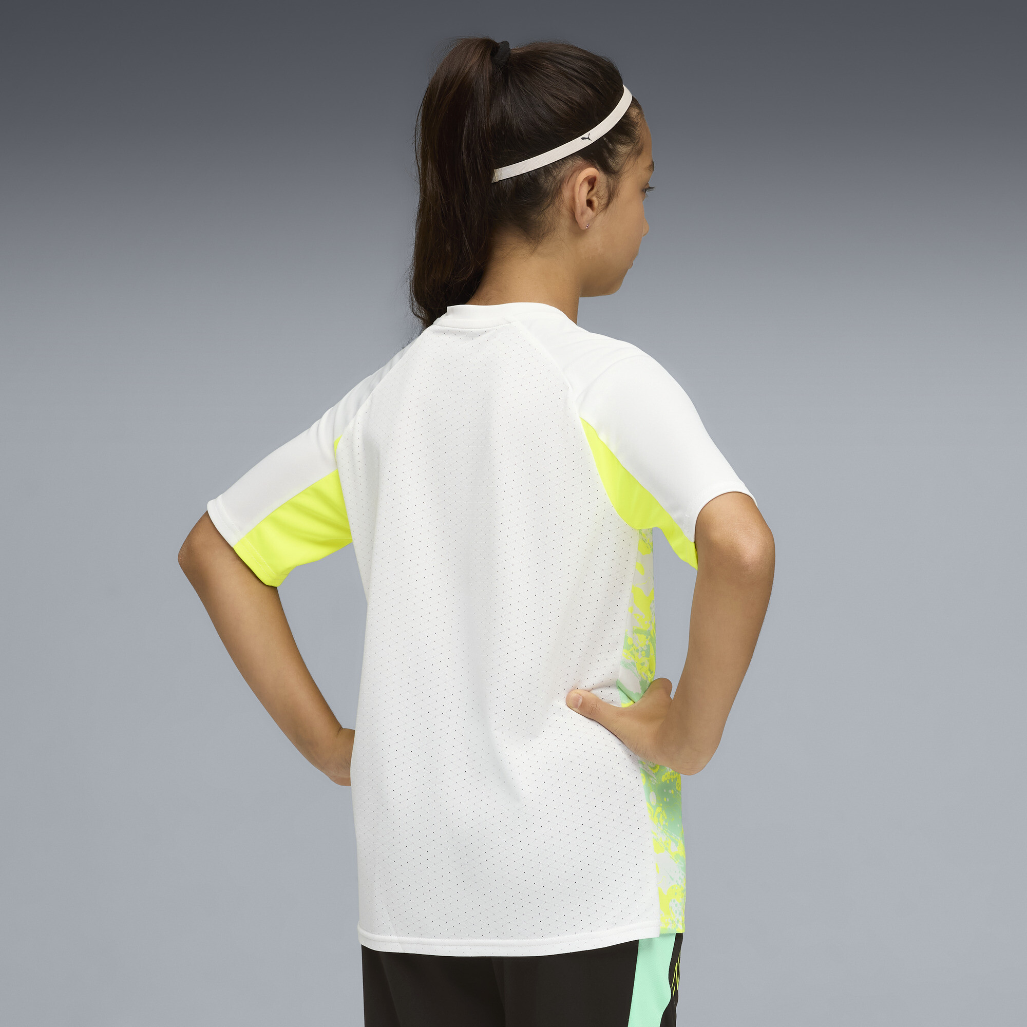 PUMA Neymar Jr Creativity shirt, Geel/Wit, Maat 5-6Y thumbnail 3