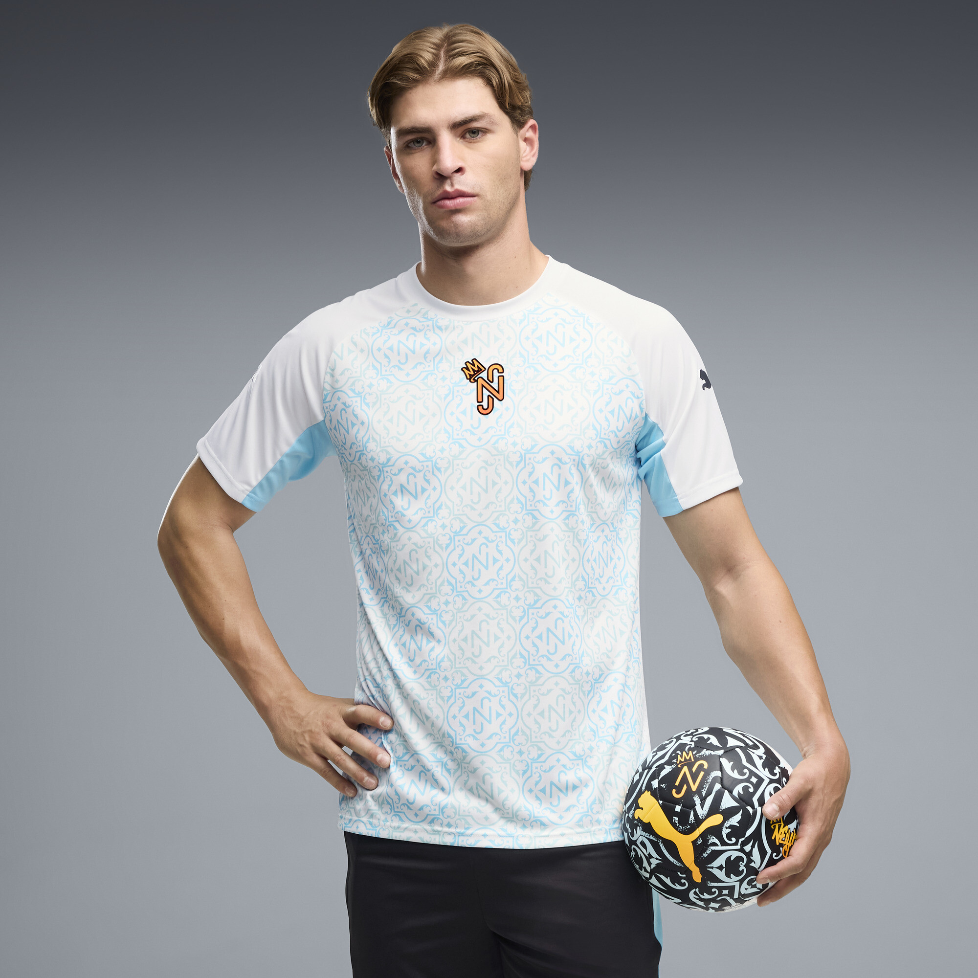 PUMA Neymar Jr. Creativity Men's Soccer Jersey in White, Size 3XL