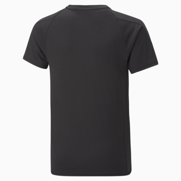 Evostripe Tee Youth, Puma Black, large-ZAF