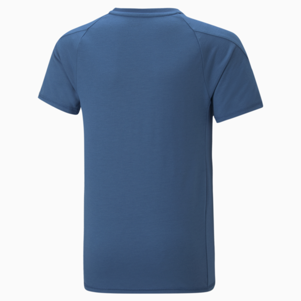 Evostripe Tee Youth, Lake Blue, large-ZAF