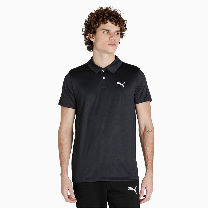 Men's PUMA All In Training Polo T-shirt in Black size L