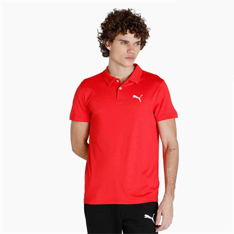 Men's PUMA All In Training Polo T-shirt in Red size XL | PUMA ...