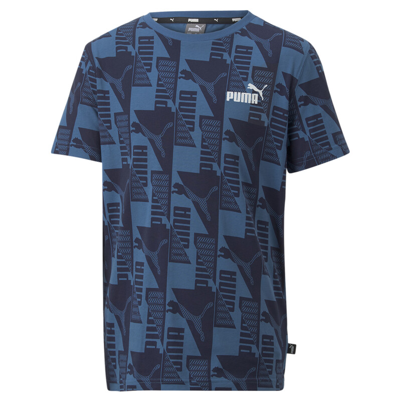 

PUMA Power Youth Regular Fit T-Shirt, Black/blue