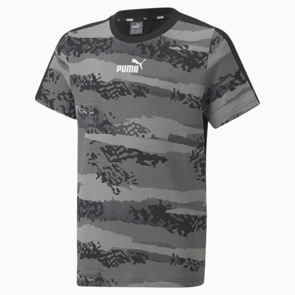 Alpha Tee Youth, Puma Black, large-ZAF