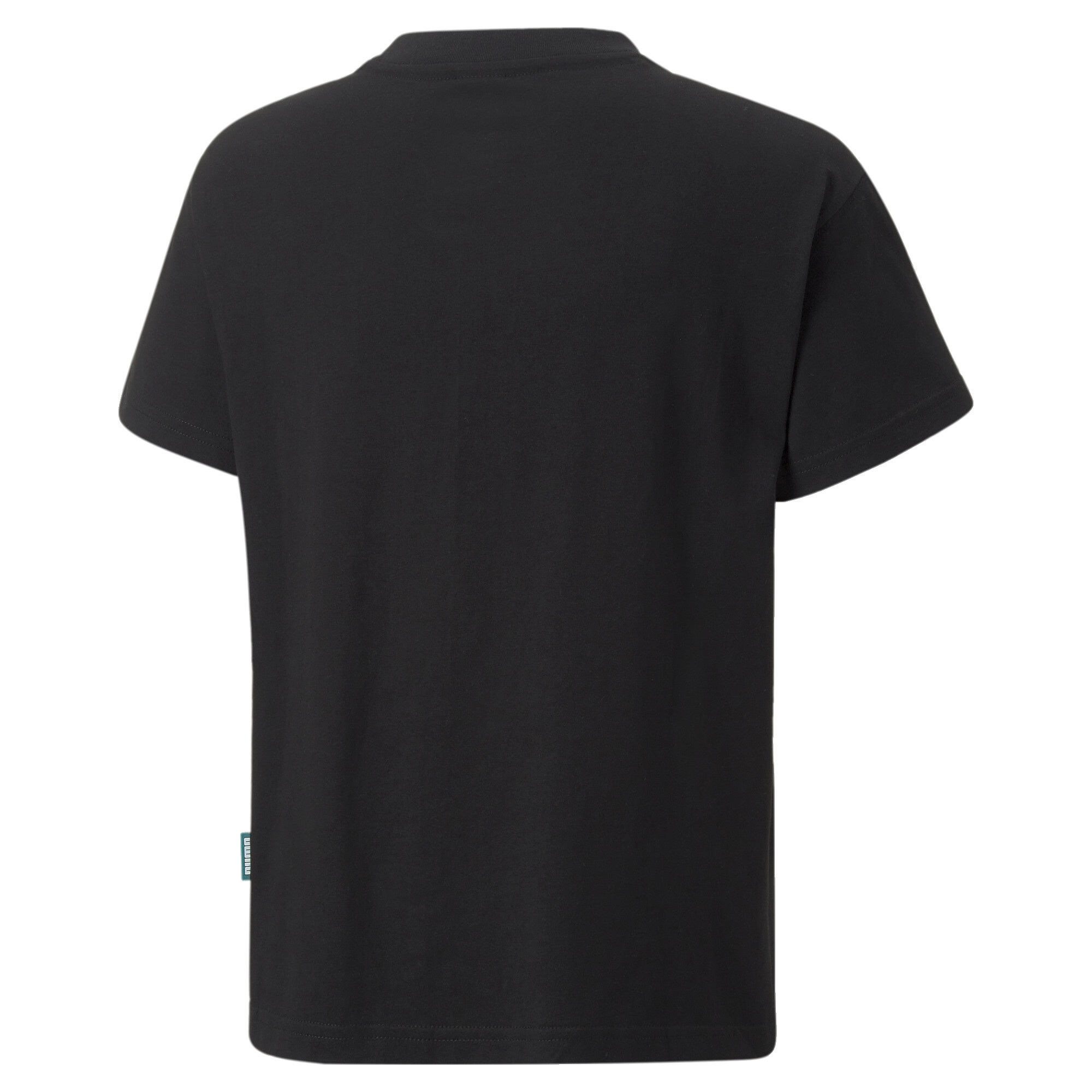 PUMA Fandom T-Shirt In Black, Size 15-16 Youth