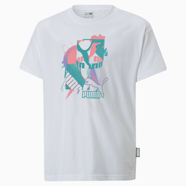 Remera Adolescente Fandom, Puma White, large-ARG