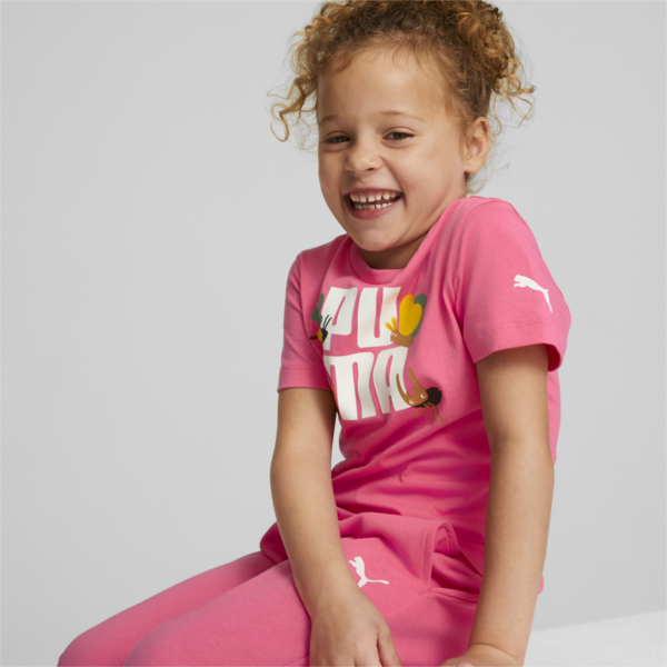 Small World Tee Kids, Sunset Pink, large-ZAF
