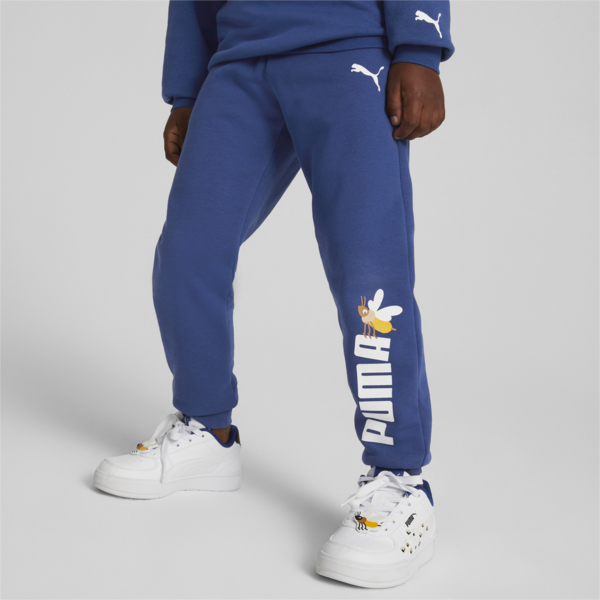 Small World Sweatpants Kids, Blazing Blue, large-ZAF