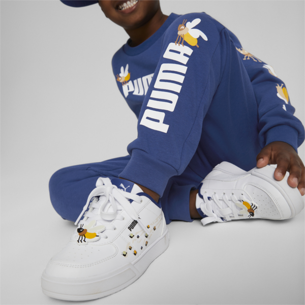 Small World Sweatpants Kids, Blazing Blue, large-ZAF