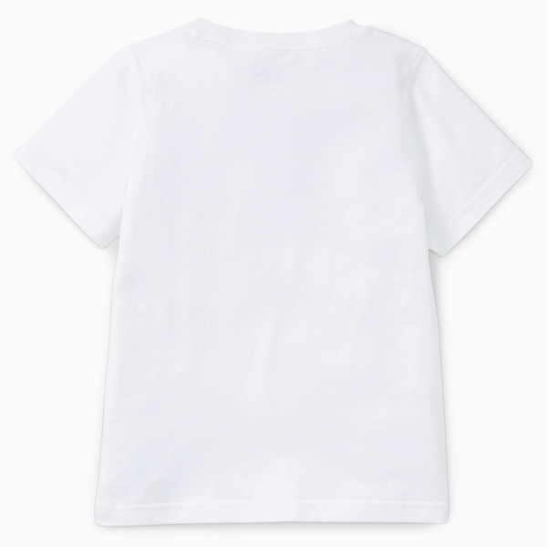 Small World Tee Kids, Puma White, large-ZAF