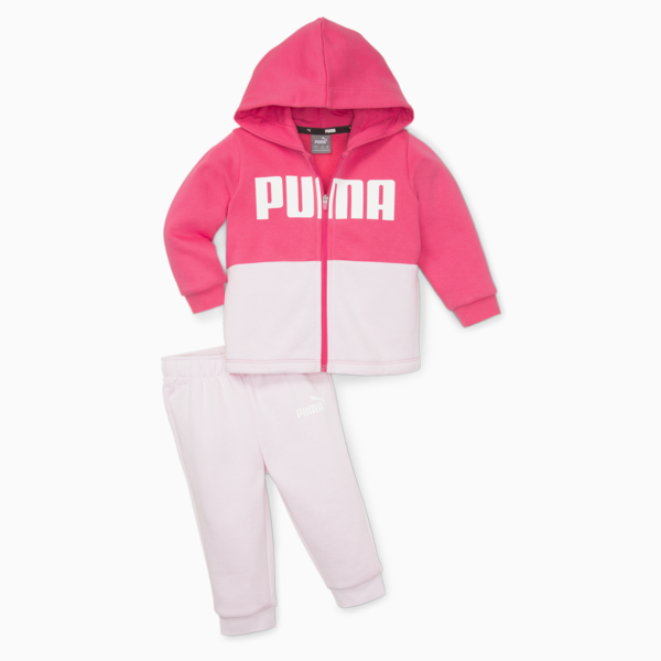 Minicats Colourblock Jogger Suit Babies, Pearl Pink, large-ZAF