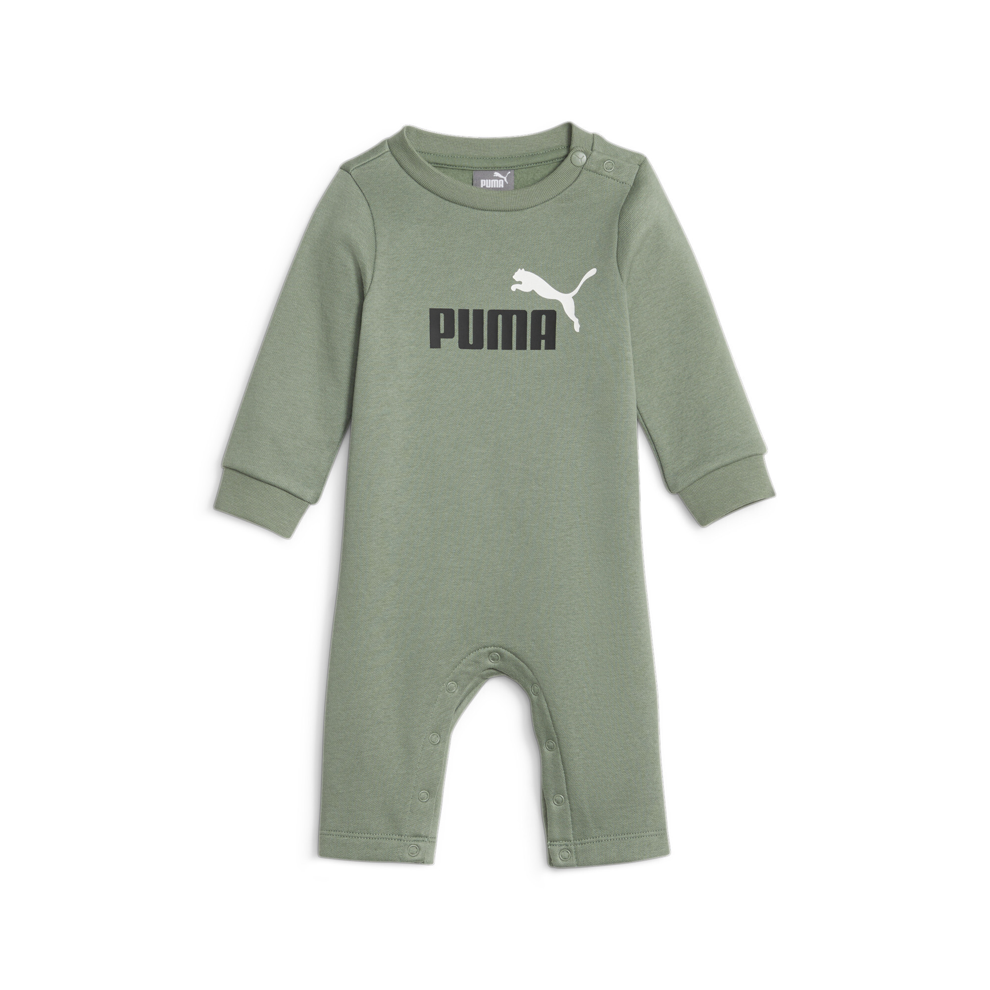 Puma Minicats Newborn Coverall Babies, Green, Size 6-9M, Clothing