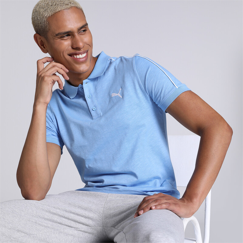 

Men's PUMA Slim Fit Slub Polo