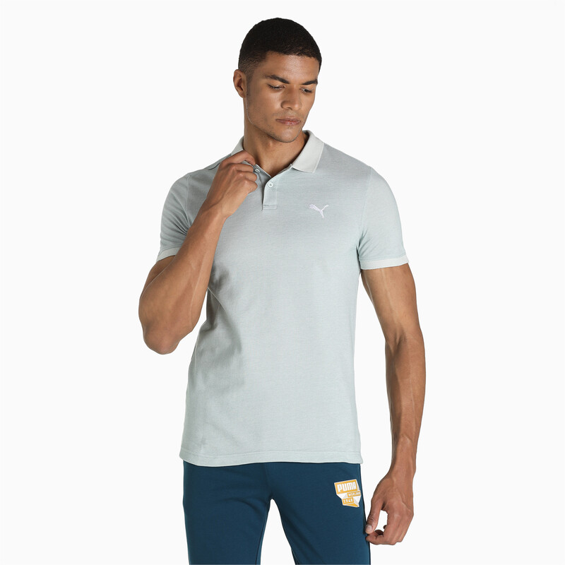 

Men's PUMA Jacquard 3T Slim Fit Polo, Ice flow