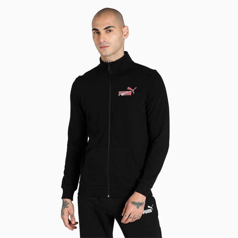 

Men's PUMA Knitted Slim Fit Jacket, Black
