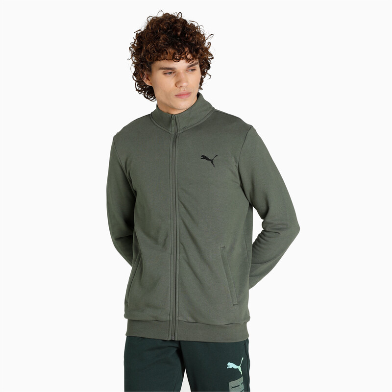 

Men's PUMA Full-Zip Knitted Slim Fit Jacket, Thyme