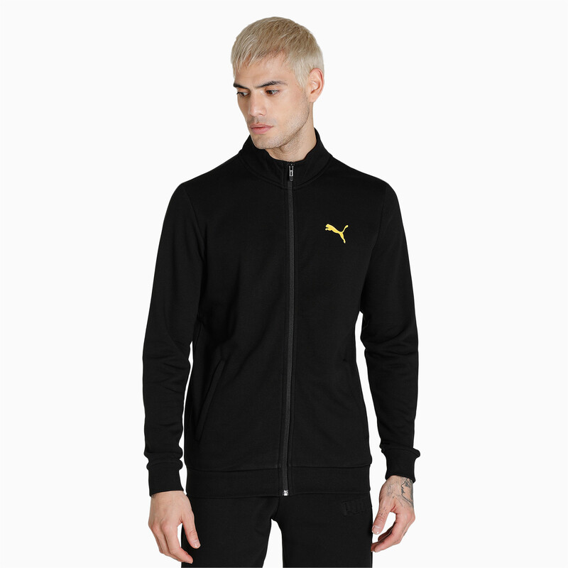 

Men's PUMA Full-Zip Knitted Slim Fit Jacket, Black