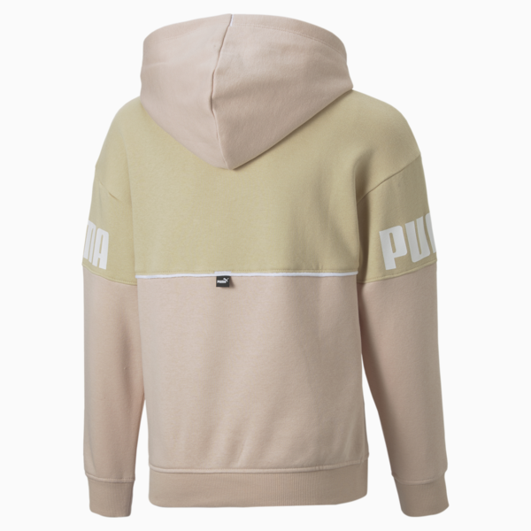 Power Colourblock Hoodie Youth, Light Sand, large-ZAF