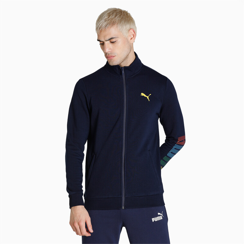 

Men's PUMA Knitted Slim Fit Jacket, Purple